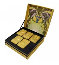 Yu-Gi-Oh! Exodia the Forbidden One Limited Edition 24k Gold Plated Ingot Set New