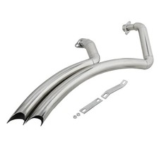 Chrome Exhaust Pipe System for Honda Shadow Shadow Spirit ACE Aero VT750 VT400