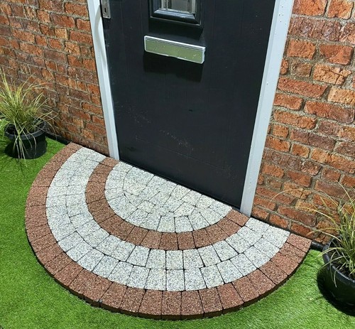 Exterior step stone paving - step,