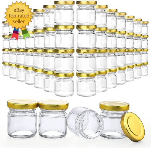 Pack small glass jars - glass, with