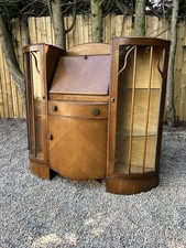 Vintage Walnut Veneer Art Deco