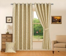 CURTAINS METALLIC SILVER FOIL