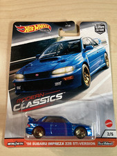 Hot wheels new on card Premium '98 Subaru Impreza 22B STi on Real Riders