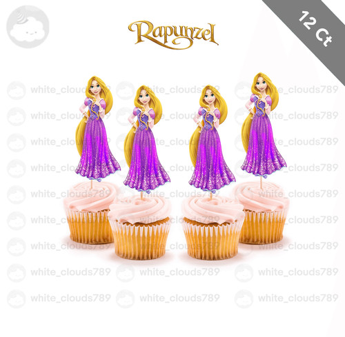 Rapunzel tangled cupcake - rapunzel,