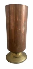 Vase Copper Cylinder Brass