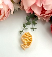 Woman profile 3 clay cutters| Polymer clay cutters| Ceramic tools| Earring makin