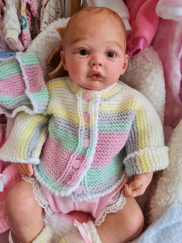 Reborn doll meadow - painted, by