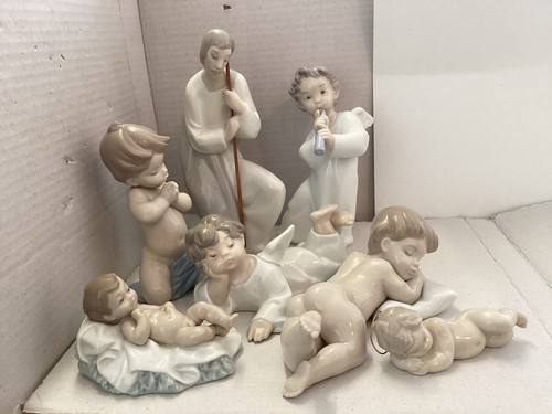 Lladro seven piece part - lladro,