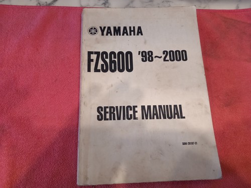 Yamaha fzs600 service manual - yamaha,