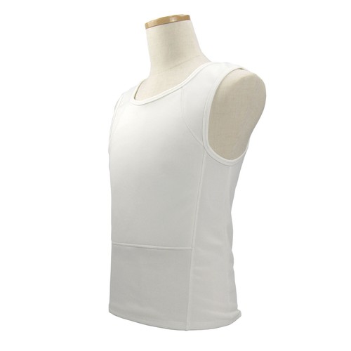 White bulletproof shirt vest - white, t-shirt