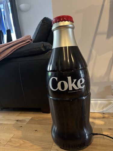 Coca cola bottle shaped fridge - coca-cola,