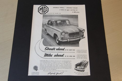 Original 1961 magazine advert