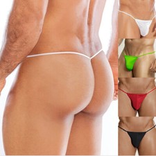 Mens G-String Thong Pouch Panties Bikini Briefs Micro Bikini T-back Underwear