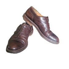 To Boot New York Adam Derri Leather Size 10 Brown Vibram Shoes Italy lace up