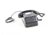 Old Telephone Bakelite with Crank Vintage Decoration
