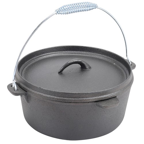 Cast iron dutch oven 5l - cast,