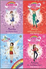 Rainbow Magic Helping Fairies 4 Books Collection Set By Daisy Meadows