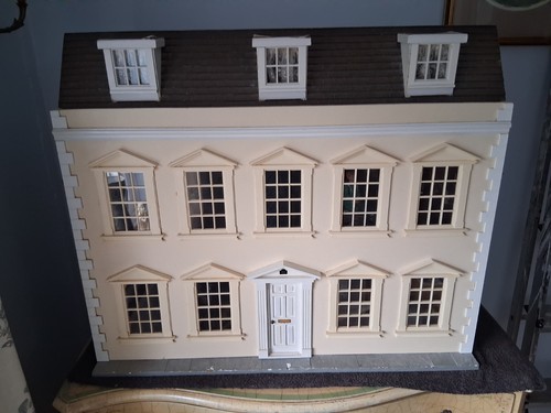 Furnished georgian style dolls - georgian,