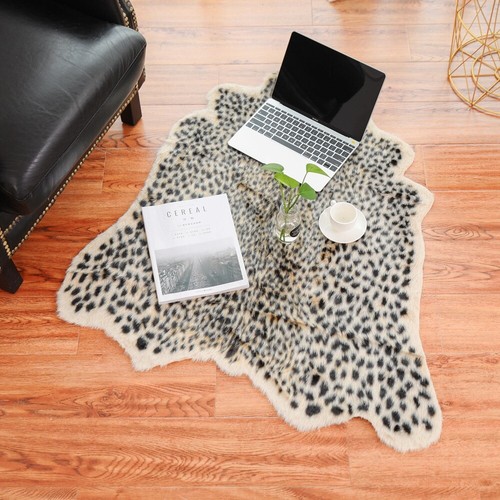 Faux fur leopard print - fur, cow
