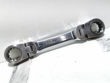 BLUE POINT BOERMS1719 17MM 19MM SHORT FLEX HEAD RATCHET SPANNER WRENCH REF6366