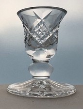 Beautiful WATERFORD Crystal - NOCTURNE - 3" Candle Stick - SIGNED