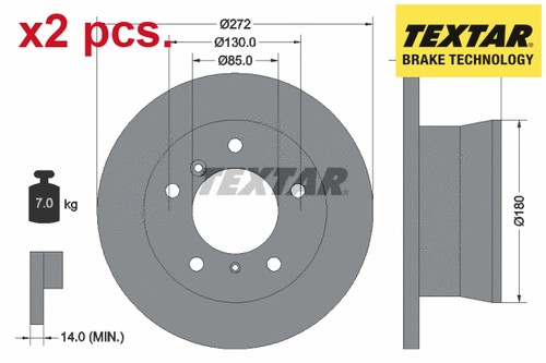 Pcs rear brake - pcs,