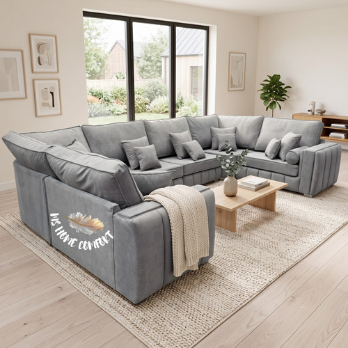 Shape corner sofa living - u-shape,