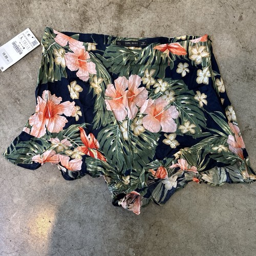 Zara floral short with frill - zara,