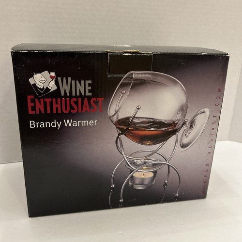 Wine enthusiast brandy warmer - wine,