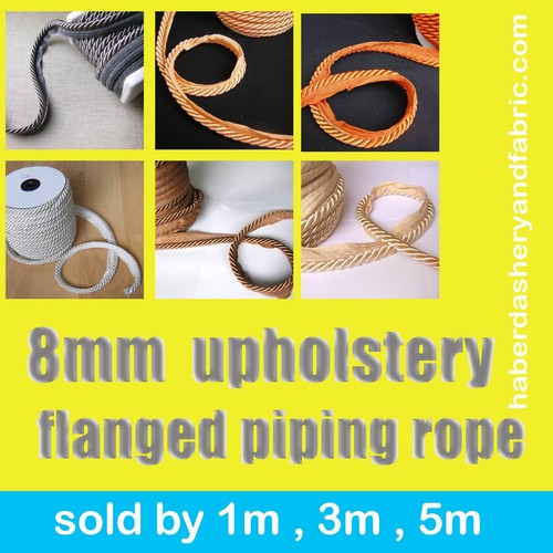 Flanged piping cord 8mm - piping,