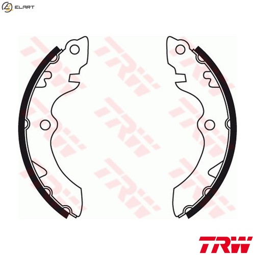 Brake shoe set parking - brake,