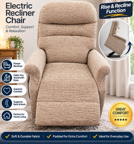 Electric rise recline - recline, riser