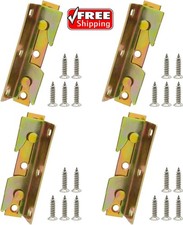 4 Set Bed Frame Rail Fitting