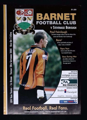 2004 barnet v stevenage - 28/09/2004,