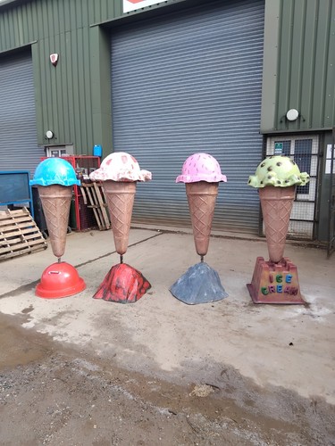 Giant ice cream display - giant,