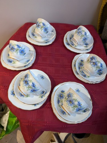 Colclough bone china blue - colclough,