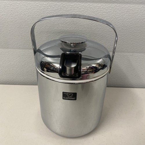 Vintage ice bucket elephant - vintage,