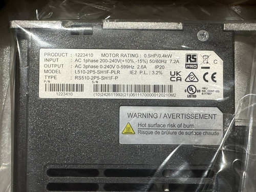 L510 2p5 sh1f - l510-2p5-sh1f-plr, frequency