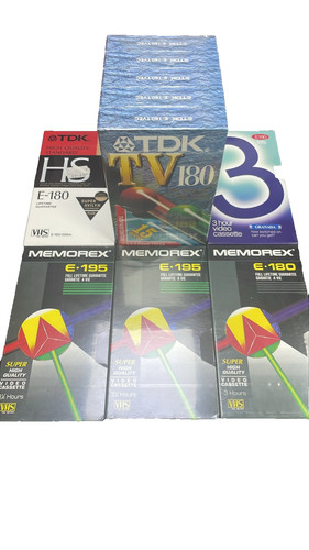 Job lot sealed vintage vhs - lot,