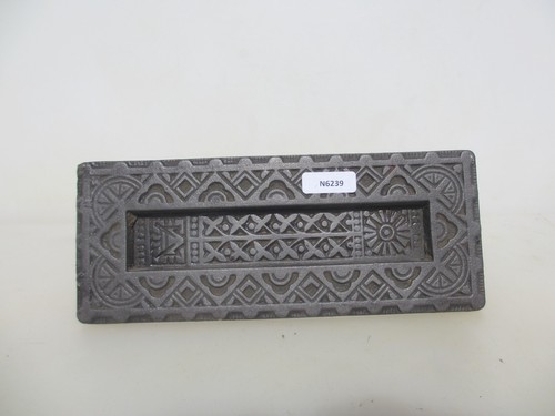 Victorian iron letterbox - victorian,