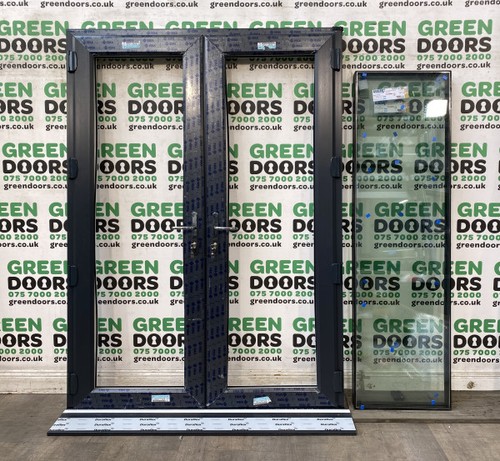 Anthracite grey french - french, doors