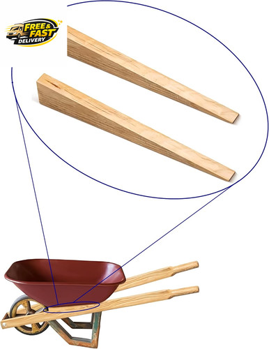 Wooden wheelbarrow wedge - wheelbarrow,