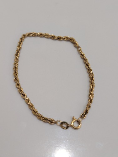 Vintage 9ct gold rope - vintage,