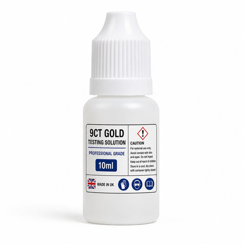 9ct gold testing solution 10ml - gold,