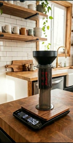 Aeropress coffee funnel - coffee,