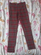 Zara grunge punk red tartan - zara,
