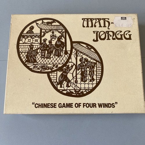 Vintage mahjong chinese game - mahjong,
