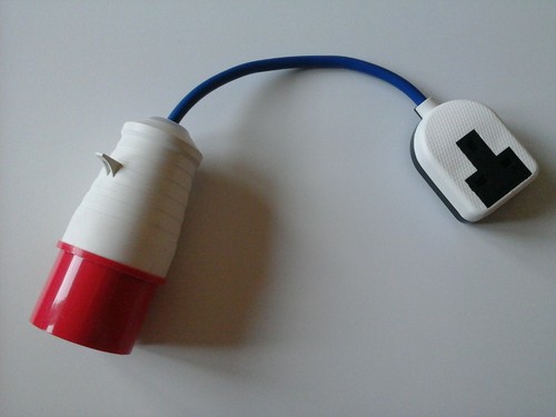 32amp phase plug - 3-phase, to