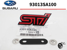Subaru Genuine Forester STI SG9 Front Grille "STI" Emblem Badge 93013SA100 OEM