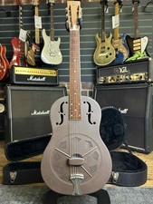 National Delphi Resonator Grey Powder 1998 Acoustic Guitar